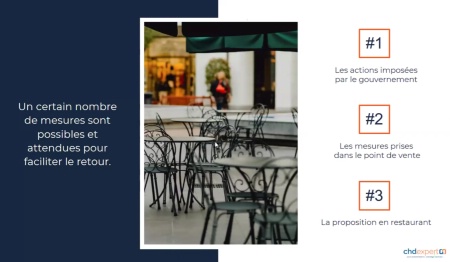 Les priorités pour une reprise dans les restaurants.
