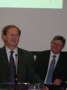 Hervé Novelli et Jean Lavergne.