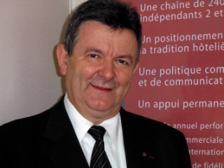 Jean Lavergne, président du directoire de la Société Européenne d'Hôtellerie, propriétaire de la marque Inter-Hotel.