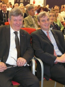 Jean Lavergne, président d'Inter-Hotel, et Stéphane Barrand, directeur des Relais du Silence Jean Lavergne, président d'Inter-Hotel, et Stéphane Barrand, directeur des Relais du Silence