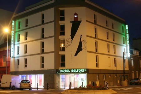 Le Brit Hotel Belfort, à Nantes (44). Le Brit Hotel Belfort, à Nantes (44).