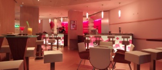 Le hall de l’hôtel Ibis Saint-Pétersbourg Paveletskaya.