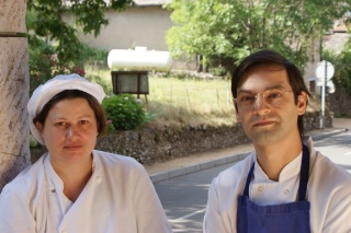 Sandrine Vidal, la pâtissière, et Jorge Borges, le chef.