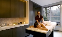 Un spa Caudalie, avec les produits créés par la famille Cathiard.