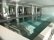La piscine du spa de la Réserve de Ramatuelle.