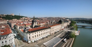 Image de synthèse du projet de l'hôtel-Dieu, à Lyon.