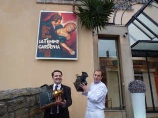 Jérôme Montantème, directeur de la Villa florentine et le chef Davy Tissot.