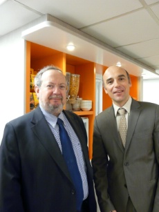 Dominique Gouloumes et Régis Donzeau, propriétaires du Première Classe Caen Mondeville.