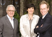 Alain Ducasse, Président de Châteaux & Hôtels Collection, Bernadette Chevalier, ex-Présidente d’Exclusive Hotel, et Laurent Plantier, Directeur Général d’Alain Ducasse Entreprise.