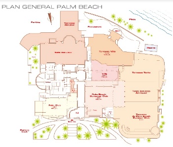 Plan de l'actuel Casino Palm Beach de Cannes. Plan de l'actuel Casino Palm Beach de Cannes.