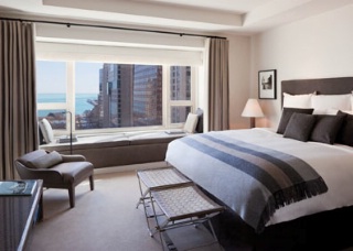 La chambre de la suite Bottega Veneta.