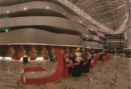 Le lobby du Royal Tulip Brasília Alvorada.