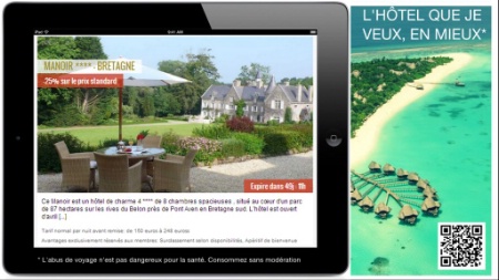 Hôtels Privés est également disponible sur tablette et smartphone. Hôtels Privés est également disponible sur tablette et smartphone.