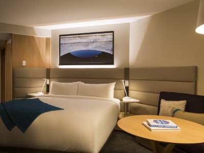 Une chambre du Crowne Plaza, du groupe IHG.