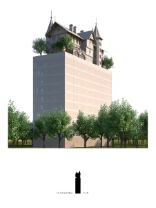Le projet : un hôtel 4 étoiles de 90 chambres et 9 suites, un bloc monochrome de douze étages sur lequel sera posé une villa typiquement messine. Le projet : un hôtel 4 étoiles de 90 chambres et 9 suites, un bloc monochrome de douze étages sur lequel sera posé une villa typiquement messine.