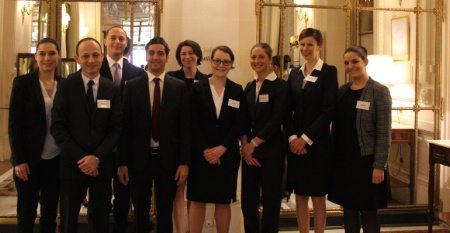 Les neuf finalistes du concours.