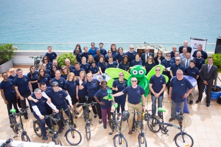 Les salariés du Radisson Blu ont chacun reçu un vélo en cadeau en remerciement de leur engagement.