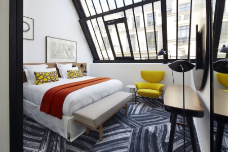 Une chambre duplex.