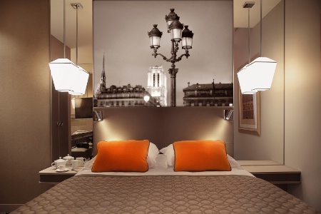 Les photographies en noir et blanc sont présentes dans tout l'hôtel.