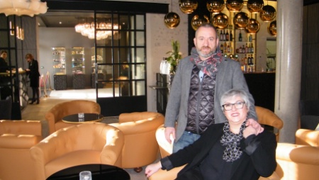 Pascal et Lydia Desbois, les propriétaires de l'hôtel Empreinte.