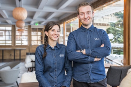 Mélanie et Romain Mauguet assurent la direction de l'hôtel.