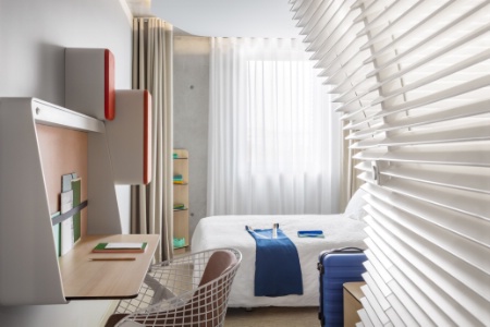 La chambre designée par Patrick Norguet.