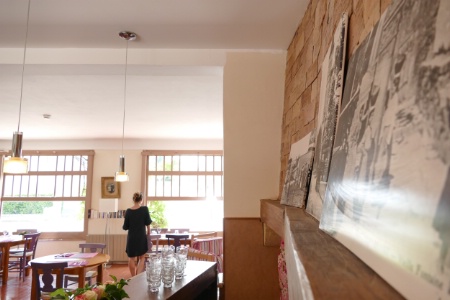La salle de restaurant.