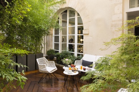 Le patio.