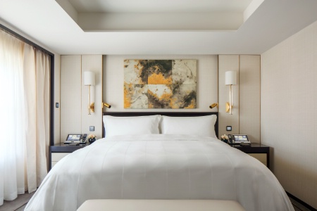 La chambre d'une suite.