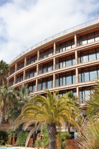 L'hôtel Le Bailli de Suffren au Rayol-Canadel.