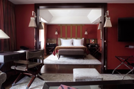 Une chambre, décorée par Jacques Garcia.