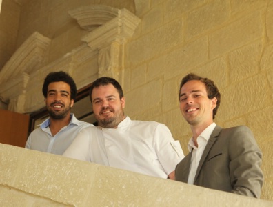 Antonio Mauz, Thierry Michel et Pierre Callis veulent faire du château de Pondres un lieu d'exception. Antonio Mauz, Thierry Michel et Pierre Callis veulent faire du château de Pondres un lieu d'exception.