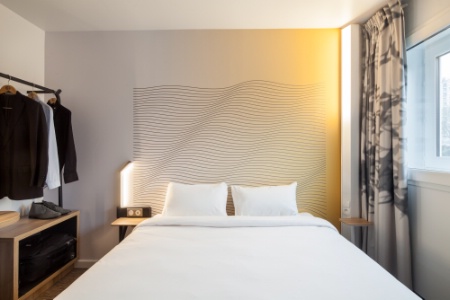 Chambre double de l'hôtel B&B Nanterre Rueil-Malmaison. Chambre double de l'hôtel B&B Nanterre Rueil-Malmaison.