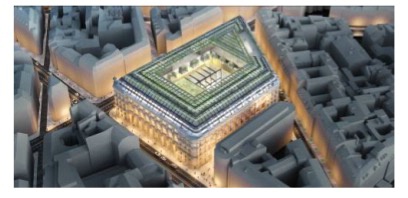 Le projet de restructuration du bâtiment-îlot de la Poste du Louvre, confié à l'architecte Dominique Perrault. Le projet de restructuration du bâtiment-îlot de la Poste du Louvre, confié à l'architecte Dominique Perrault.