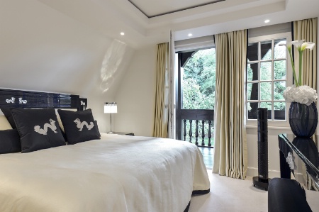 La chambre de la suite Dragon.