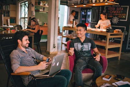 Le coworking s'est développé dans de nombreux hôtels urbains