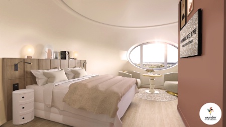 Finalisée fin juin, la chambre témoin donne l'occasion à tous les acteurs du projet de s'exprimer sur le design intérieur et d'effectuer les derniers ajustements avant l'aménagement final.