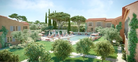 Le Lou-Pinet, à Saint-Tropez (photo plan 3 D).