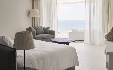 Une chambre du Plage Palace, signée Imaad Rahmouni. Une chambre du Plage Palace, signée Imaad Rahmouni.
