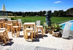 La plage dans les vignes du Domaine de Verchant