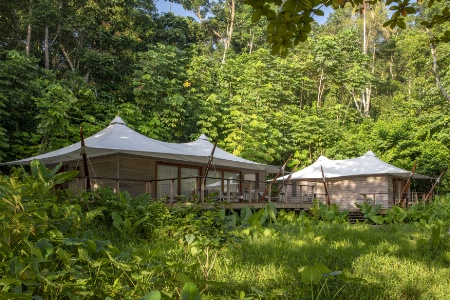 L'hôtel Sundy Praia a vu le jour, sous la houlette de l'architecte Didier Lefort, dans une réserve de biosphère protégée par l'Unesco.
