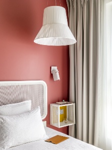 Une chambre de l''Okko Hotels Toulon Centre. Une chambre de l''Okko Hotels Toulon Centre.
