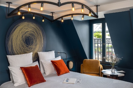 Une des 60 chambres de l'hôtel Chouchou. Une des 60 chambres de l'hôtel Chouchou.
