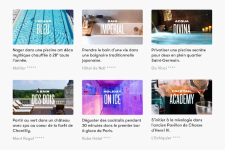 Le site staycation propose ses séjours sous forme d''expérience'. Le site staycation propose ses séjours sous forme d''expérience'.