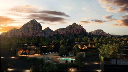 Le resort Ambiente en Arizona s'insère en pleine nature.
