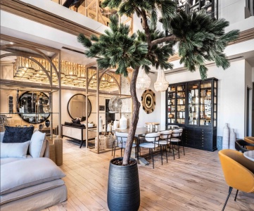 L'hôtel a été conçu comme un véritable lieu de vie.