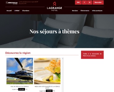 Un exemple d'activités proposées directement sur le site de l'hôtel La Grange The Originals Relais, à Niort.