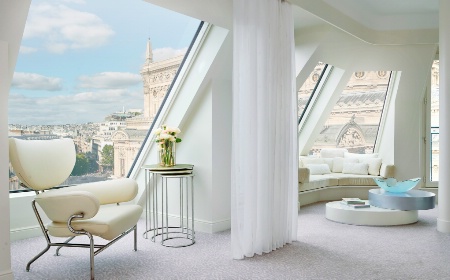 La suite Charles Garnier à l'hôtel Intercontinental Paris Le Grand.