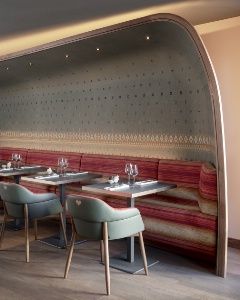 Le restaurant-bar de l'établissement es touvert à la clientèle extérieure.