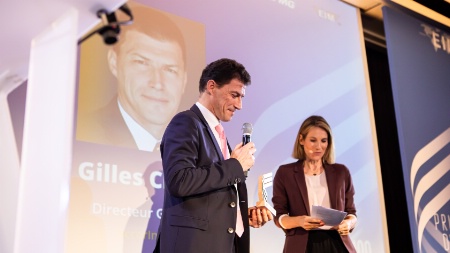 Gilles Clavié aux côtés de la journaliste Claire Fournier. Gilles Clavié aux côtés de la journaliste Claire Fournier.